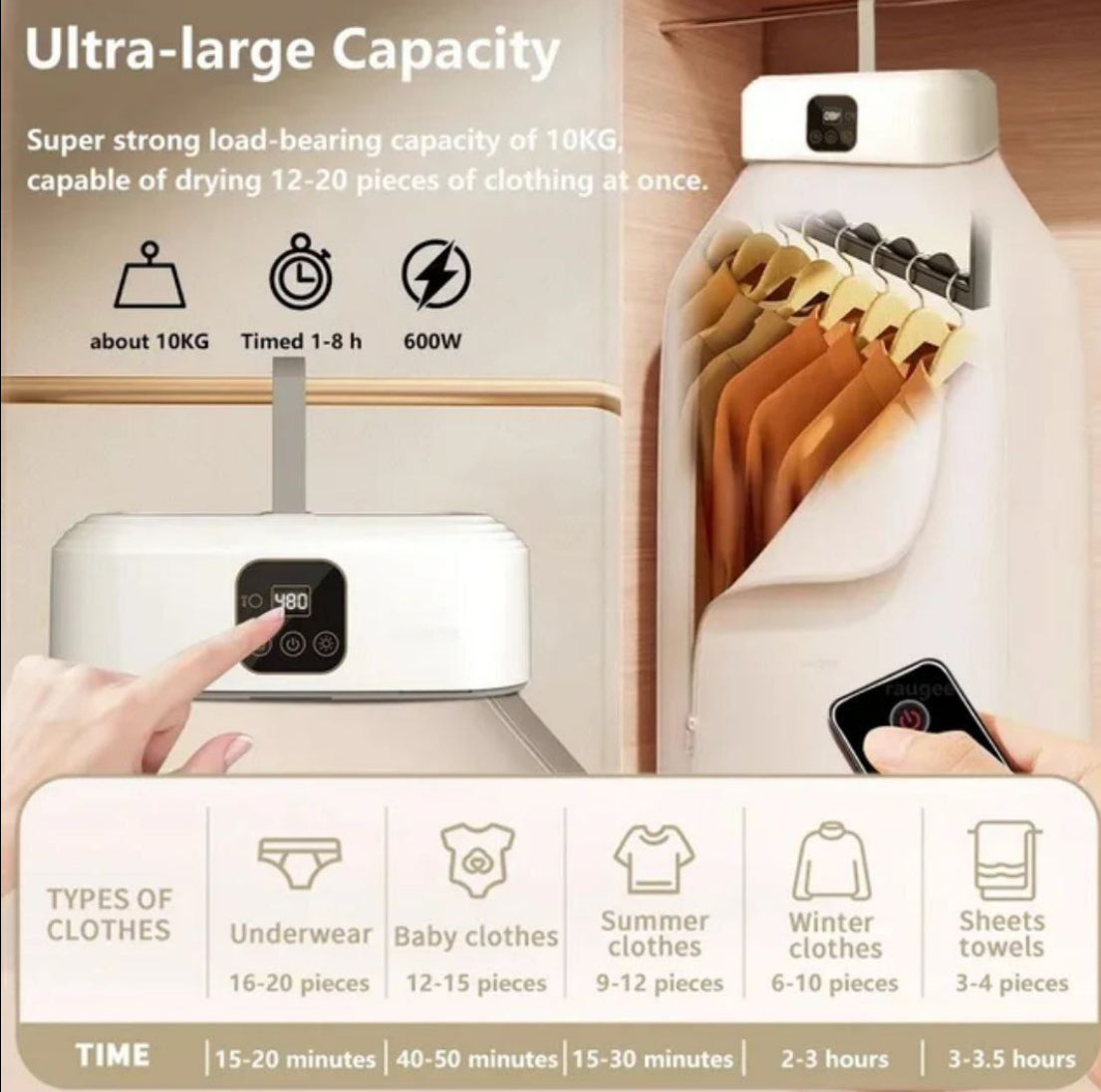 Electric Cloth Dryer Heater