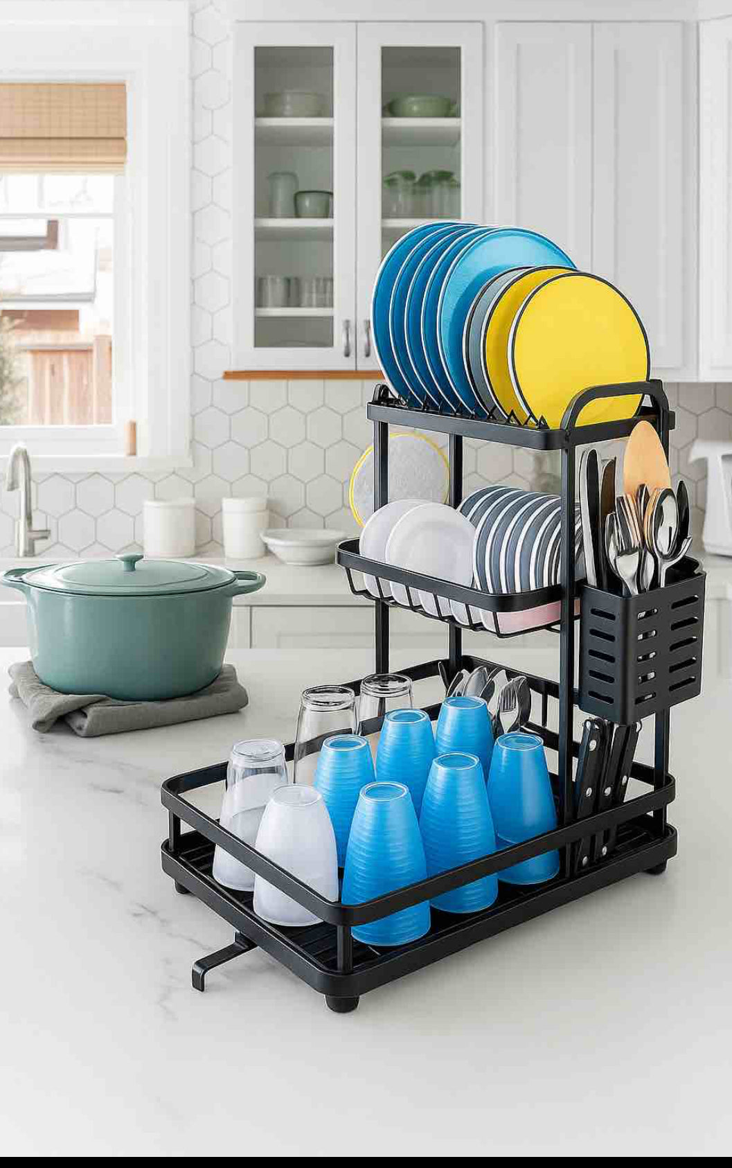 3-Tier Kitchen Storage Rack