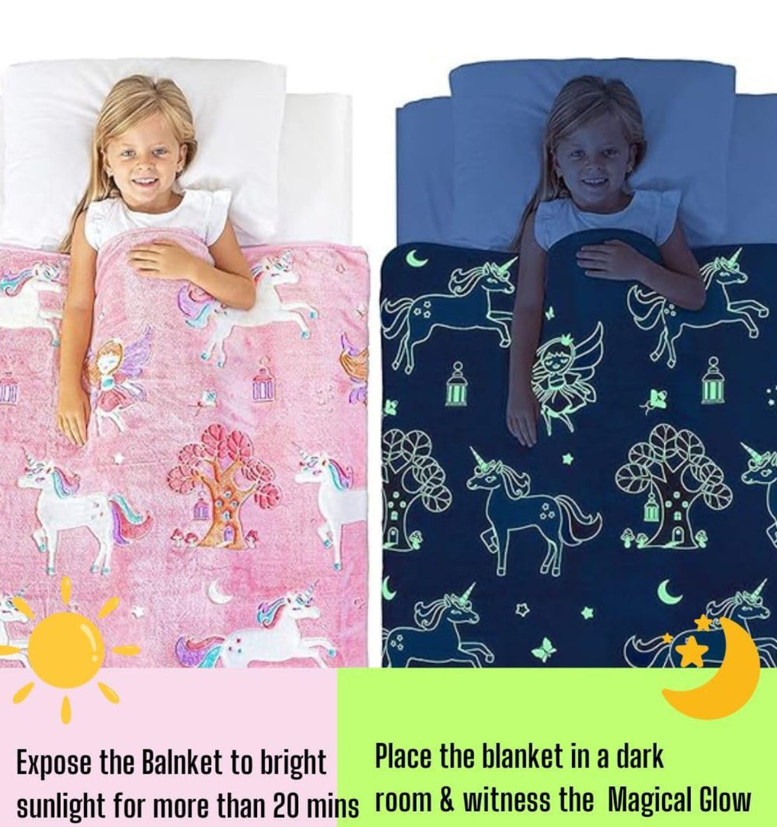 GLOW IN THE DARK BLANKET