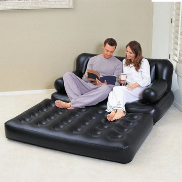 Portable Air Sofa Cum Bed (Included Pump)